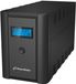 PowerWalker VI 1200 LCD/FR - Ononderbroken stroomvoorziening (UPS) - Zwart