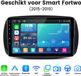 Junsun 9 Inch Linux Systeem Autoradio Geschikt voor Smart Fortwo 451 2015-2019 - Draadloos Carplay & Android Auto - HD TouchScreen - Bluetooth - Navigatie - WiFi - FM - RDS - Airplay