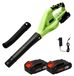 Souffleur de feuilles sans fil X5 - 21 V - 3000 W - 2 batteries - 2 vitesses - Mode turbo - 150 mph