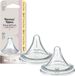 Tommee Tippee Natural Start Deep Latch Driehoekige spenen - set van 2 Extra Slow Flow flesspeen - 0m+