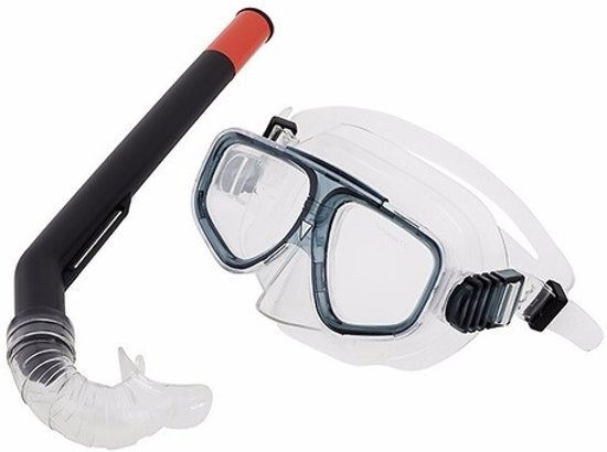 Fashy Snorkelset grijs voor juniors