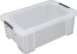 Whitefurze Opbergbox - 15 liter - Transparant - Kunststof - 47 x 30 x 17 cm