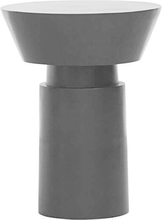 House Doctor Nanded Bijzettafel - Zwart - Rond - Metaal - 40 cm