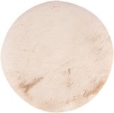 LABEL51 Indy Tapis - Crème - Polyester - 200x200 cm - Rond