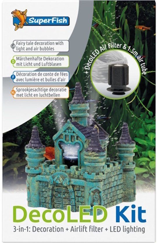 SuperFish DecoLED Kit - Deco Ornament Met Verlichting
