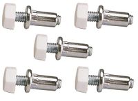 5 x verstelbare verin, voor meubels, 6 mm, compensatie van vloer, hoogte voet, schroeven, compensator