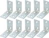 AMIG hoekankers/stoelhoeken - 32x - verzinkt staal - breedte 1.9cm - lengte 2 x 4cm