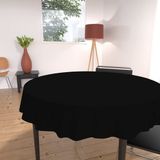 Soleil d'ocre Tafelkleed ALIX rond 180 cm zwart