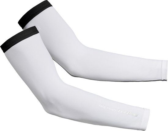 GripGrab UPF 50+ UV Protect Arm Sleeves - White - Size L