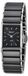 Regent Montre pour femme F-1583 en acier inoxydable et céramique noire
