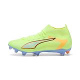 PUMA Ultra 6 Match + FG/AG Light Up - Vert/Bleu glacier/Lavande intense Femme, taille 38½