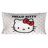 Hello Kitty Beauty Silky Satin Kingsize kussensloop voor haar en huid, 20 x 36 cm, (officieel gelicentieerd product)