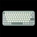 ASUS clavier KW100 Marshmallow - sans fil/Bluetooth/pour disposition de clavier tchèque et slovaque/vert/avec touche Copilot
