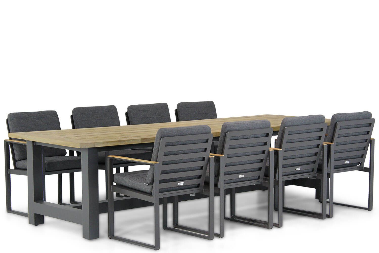 Santika Furniture Soray/San Francisco 300 cm dining tuinset 9-delig