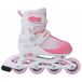 Roces Jokey X Girl Verstelbare Inline Skates - Wit/Roze - Maat 30-33