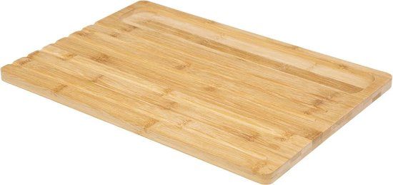 5five Broodplank 40 x 27 cm Bamboe Hout inclusief Broodmes en Pincet