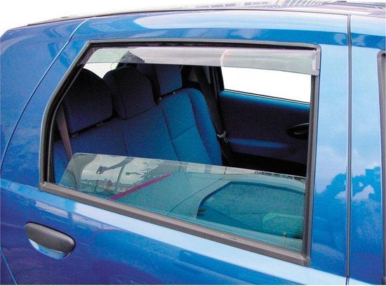 ClimAir Zijwindschermen Master (achter) Ford Kuga 2013- Zwart