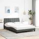 Maison Exclusive - Cadre de lit sans matelas "Hanko", gris foncé, 120x200 cm, rembourré