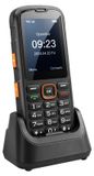 Avizar, téléphone d'extérieur robuste avec un écran de 2,8 pouces et une station de charge, noir