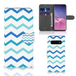 B2Ctelecom Samsung Galaxy S10 Plus | Telefoon Hoesje | Zigzag Blauw