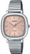 CASIO LTP-B166D dameshorloge, roze, quartz, analoog, roestvrij staal