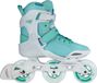 Powerslide Phuzion Radon 3x90 Patins à roulettes - Blanc/Bleu clair - Femme