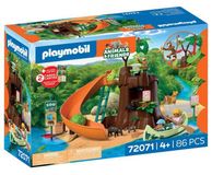 PLAYMOBIL 72071 Zoo: Aventure dans la jungle, avec un grand arbre, des lianes et des plateformes d'observation