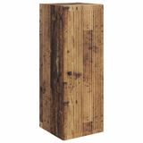 vidaXL Wandkast Oud hout 33 x 34,5 x 90 cm Bewerkt hout