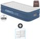 Bestway Alwayszair luchtbed - 1-Persoons - 97 x 191 x 46 cm - Blauw - Inclusief pomp en Hoeslaken