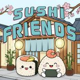 Sushi Friends!: A Kawaii Coloring Book for Kids