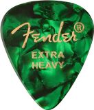 Fender Picks 351 Green Moto extra heavy 12er Set Premium Celluloid