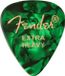 Fender Picks 351 Green Moto extra heavy 12er Set Premium Celluloid