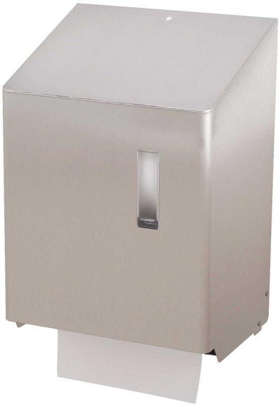 Ophardt Hygiene Contactloze papieren handoek dispenser van RVS SanTRAL HTU 1