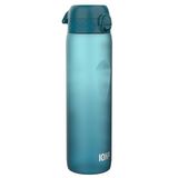 ION8 1 Liter Waterfles met Tijdmarkeringen, Lekvrij, Klapdeksel, Draaghandvat, Vaatwasserbestendig, BPA-vrij, Ideaal voor Gym en Gezondheid, 1000 ml (32oz), Motivator Diepblauwgroen En Sonicblauw