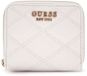 GUESS Tamsin Small Zip Around Wallet Cream White