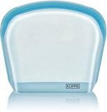 Klippsi® 3,5L sac congélation réutilisable en silicone, sac de rangement, résistant aux déchirures, résistant à la chaleur et au froid, étanche, lavable au lave-vaisselle (bleu)