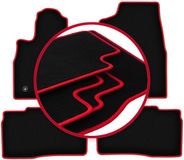 WLG CARLUX-RED automatten voor: Ford Explorer MK6 ST-Line pick-up (2019-)