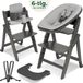 Moji Chaise haute Moji Yippy Gris