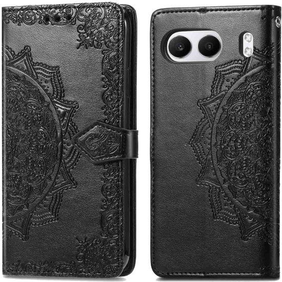 imoshion Mandala Bookcase - Zwart - Geschikt voor OnePlus Nord 4