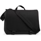 BagBase Two-Tone Digital Messenger BG218 - Black - 39 x 31 x 12 cm