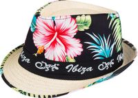 Boland Hoed 'Ibiza' Multi - Unisex - Polyester/Papier - 58 cm Hoofdomtrek