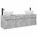 vidaXL Badkamerkastenset 3 st Betongrijs 49 x 44,5 x 66,5 cm
