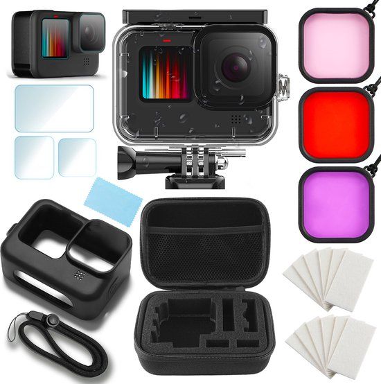 MOJOGEAR Accessoire-set voor GoPro HERO 9/10/11/12 - Duiken & Snorkelen