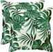 vidaXL - Taie d'oreiller - 2 pièces - Motif Feuille en Bois - 35 x 35 cm - Polyester