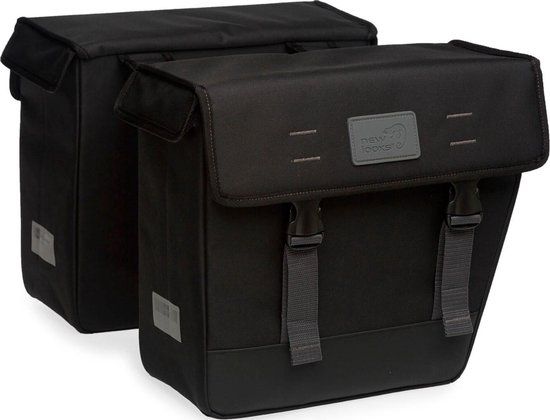 New Looxs Origin Double Hybride Dubbele Fietstas - 33 liter - Zwart