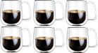 Glasrijk® Theeglazen - 320 ml - 6 stuks - Dubbelwandige glazen