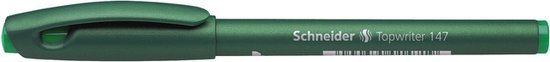 Schneider Schrijfwaren Schneider Topwriter 147 Fineliner 0.6 mm Groen Doos met 10 stuks