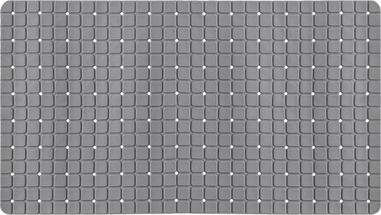 QUVIO Badmat - Grijs - 40x70cm - Antislip - PVC