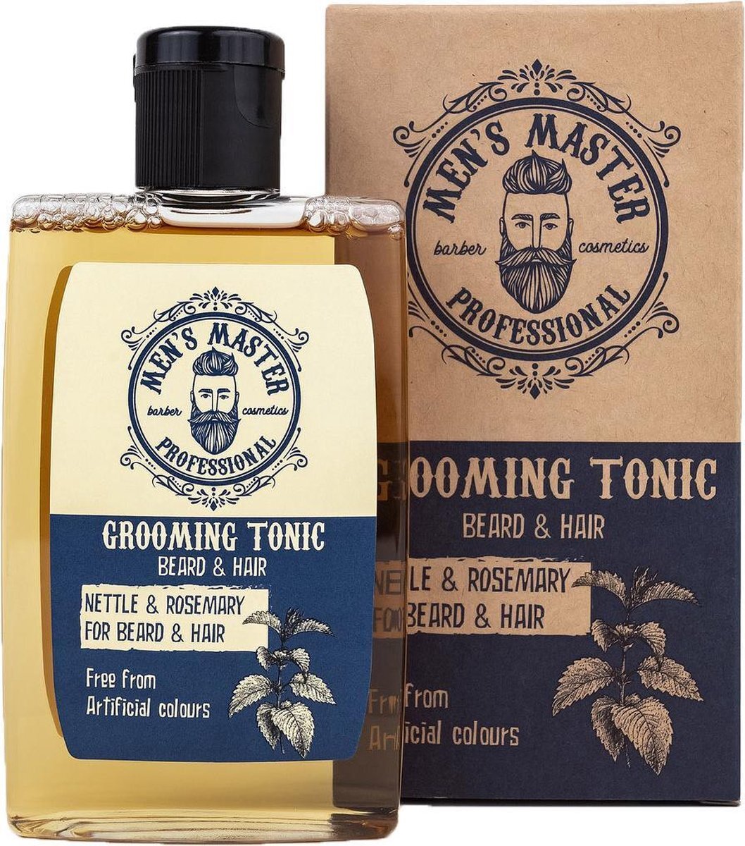 Men's Master Grooming Tonic for Hair & Beard - Volume & Textuur voor Haar & Baard - 120ML