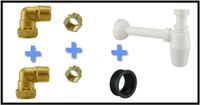 Xellanz Uni-3 Sifon Aansluitset voor Fontein en Wastafel - PVC